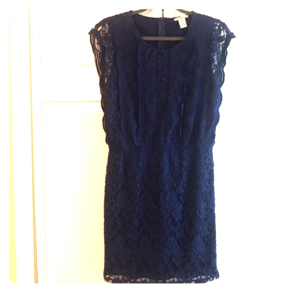 Navy Bar III dress